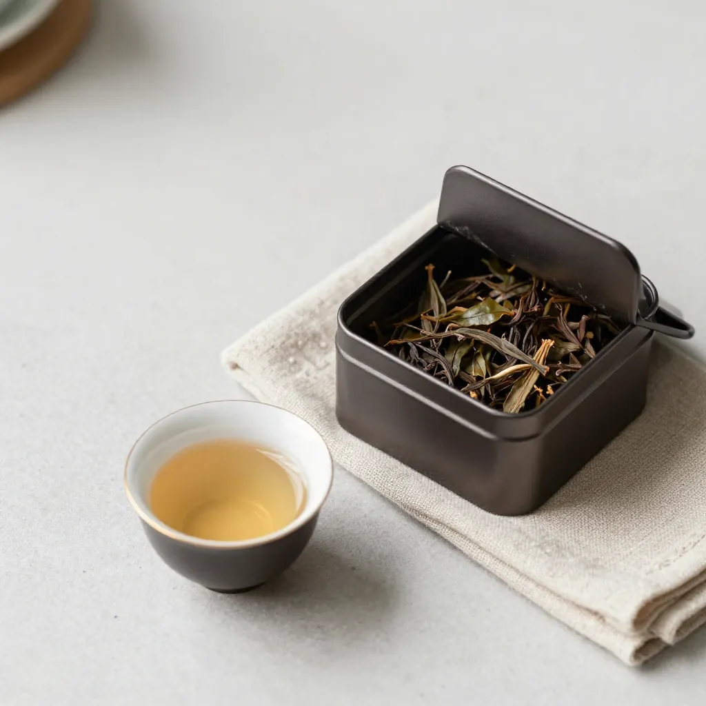 Wetenschappelijke analyse van thee moleculen